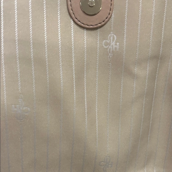 Cole Haan Tan Woven Leather Shoulder Bag NWOT w/detachable crossbody strap - Picture 6 of 8